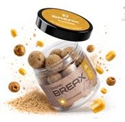 Vyvážené boilies Delphin BreaX, NutCAKE, 100g Vyvážené boilies Delphin BreaX, NutCAKE, 100g