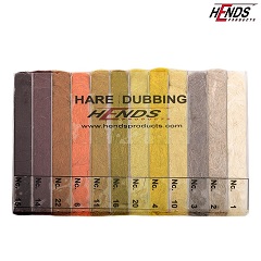 Hends Hare Dubbing Box 12 farieb, Tmav