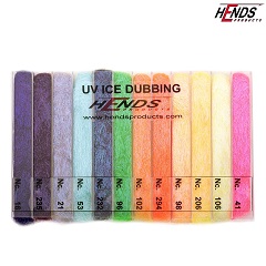 Hends UV-Ice Dubbing Box 12 farieb, Tmav