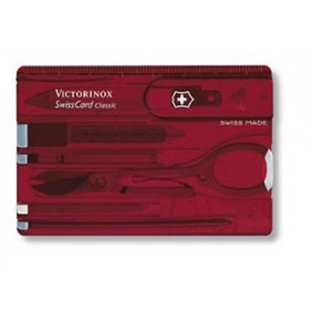 Victorinox karta SwissCard CLASSIC RUBY